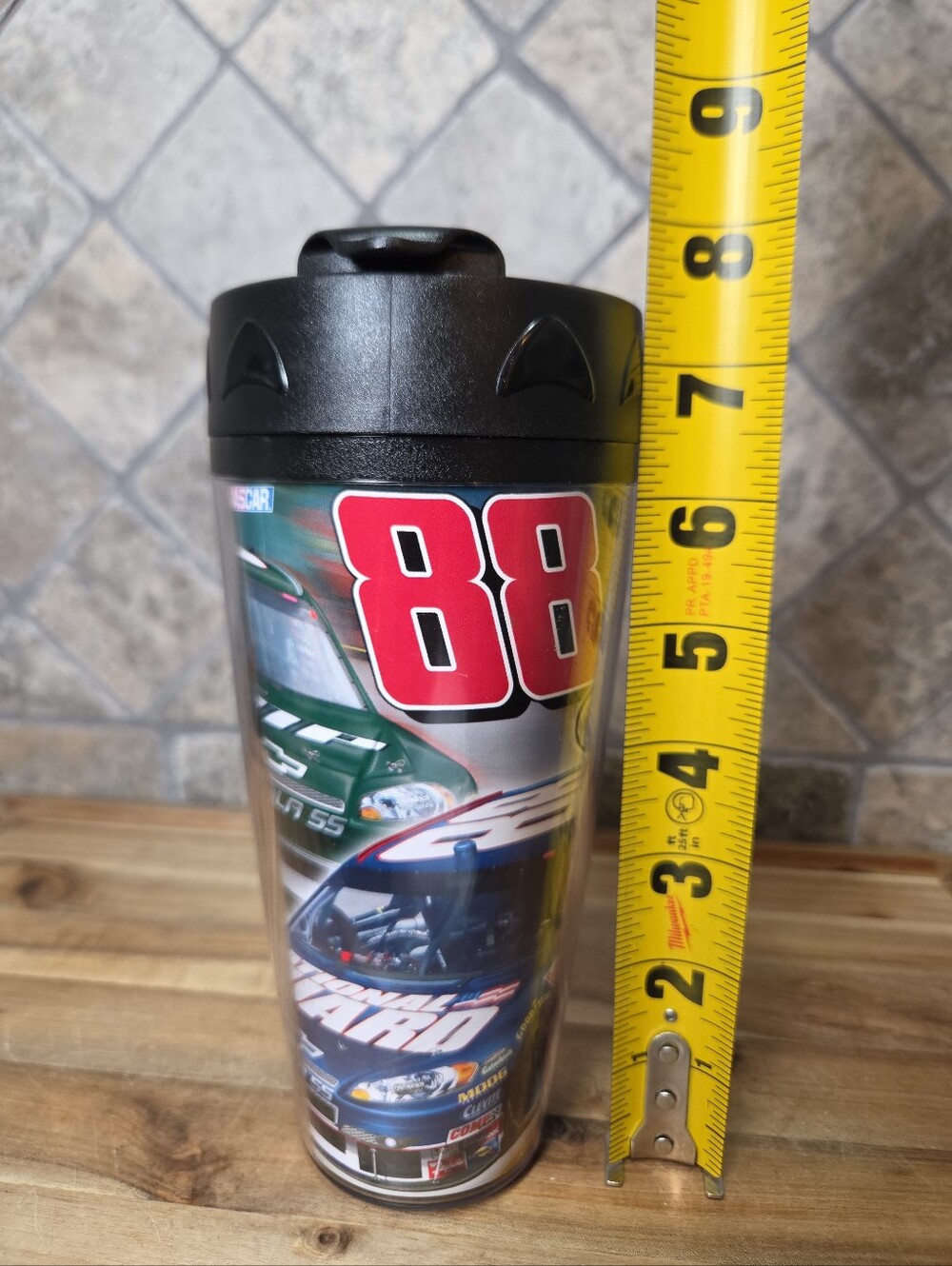 Nascar Dale Earnhardt Jr. Black Racing 88 Travel Tumbler 16 Ounces - Wincraft